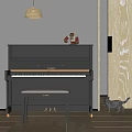 High Quality Musical Instruments and Art Supplies in Modern Creative Studio Space