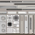 Various Air Conditioners and Fans with Wall Mounted Floor Standing and Window Type Designs