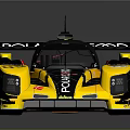 Red Black Yellow Cooper Tires 49 Sports Prototype Race Car