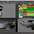 Silver Sports Car With Sleek Exterior Design Silver Dot Patterns Modern Headlights And Sporty Wheels