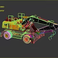 Excavator excavator large excavator mining excavator mining machine excavator hydraulic crawler excavator 3d model