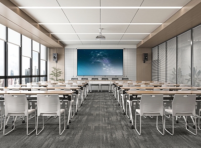 Training Room 3d model