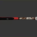 Rusty Hammer Tool Equipment With Red And Black Handle And Metal Head