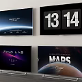Various Televisions Displaying Time Moonlight Syndrome Find Lab and Mars Content
