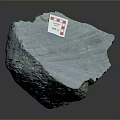Natural Blue Green Yellow Veined Stone With Rough Surface For Decorative Use