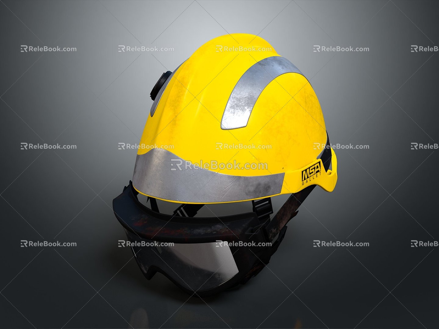 Firefighter Helmet Firefighter Helmet Fire Fighting Suit Helmet Virus Mask Water Belt PBR PBR Model model