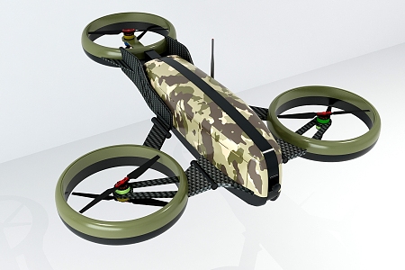 Modern Drones 3d model