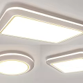 Modern Ceiling Lights With Different Shapes And Bright Illumination For Home 3d model