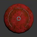 Red Propane Tank With Durable Metal Construction And Propane Label For Various Applications