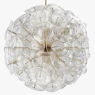 Modern Crystal Chandelier Crystal Glass Chandelier 3d model