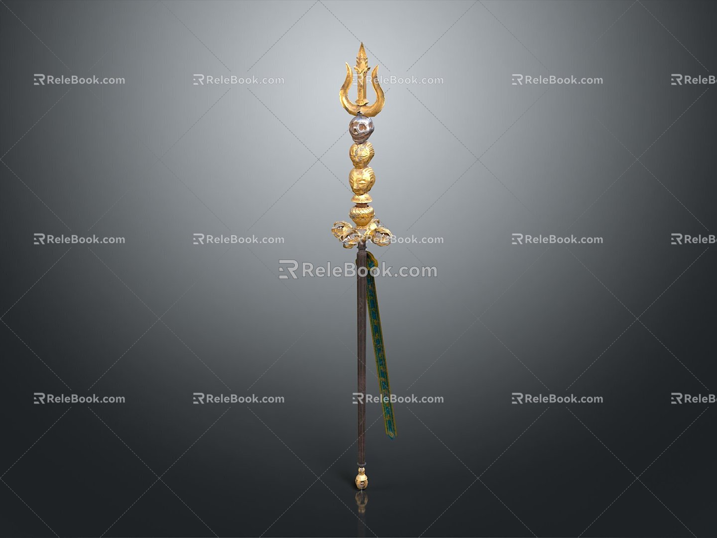 Scepter Ancient Scepter Cane Ancient Scepter Magic Scepter Metal Scepter Classical Scepter Magic Scepter 3d model