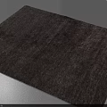 Soft Plush Dark Gray Square Rug with Textured Surface for Living Room Decor