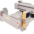Advanced Industrial Equipment With Control Panel Digital Display And Mechanical Components