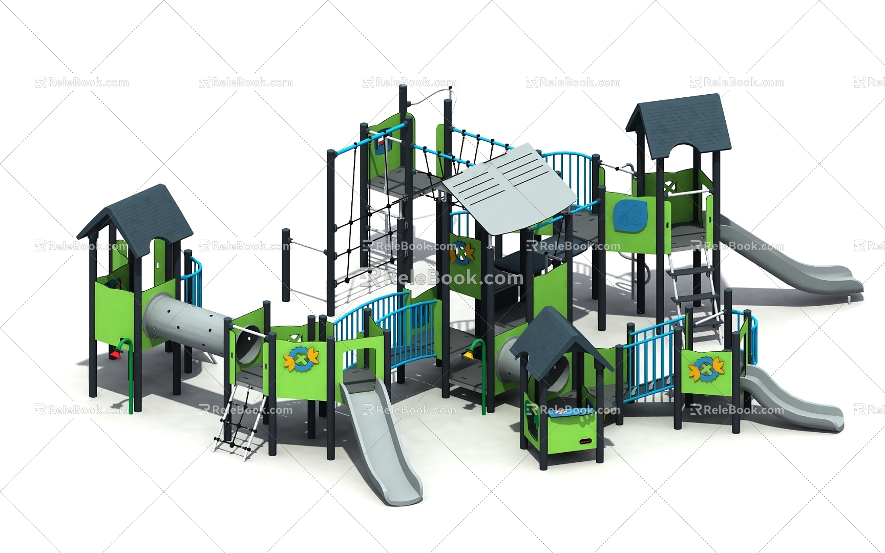 PE slide 3d model