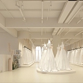 Modern Bridal Shop Bridal Shop Second Floor 3d model