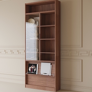 Modern Decorative Cabinet Bookcase 3d model