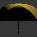 Yellow Paddle Board Design With Black Stripes And Modern Water Sports Features