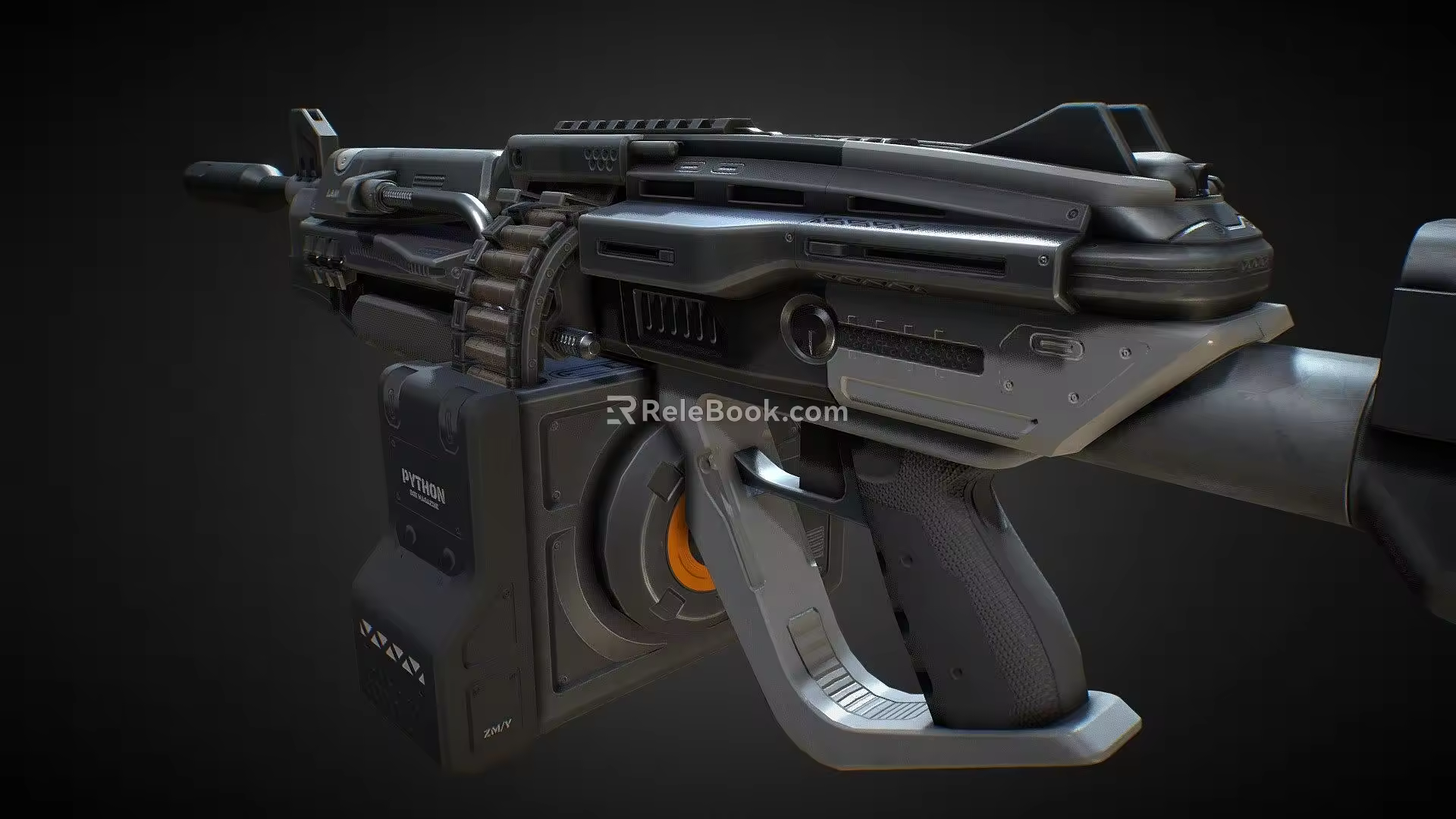 Future submachine gun 3d model