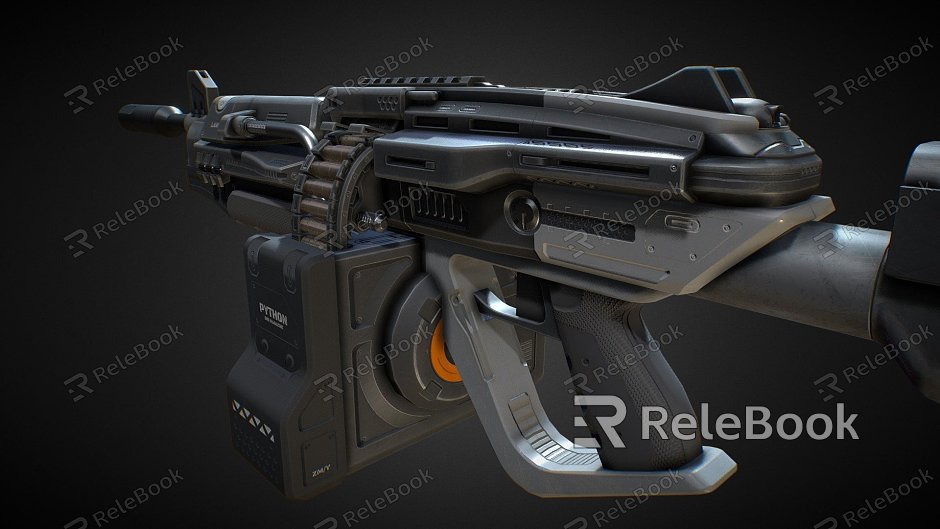 Future submachine gun model