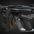 Future submachine gun 3d model