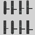Different Styles Of Smart Door Locks With Digital Keypads And Handles