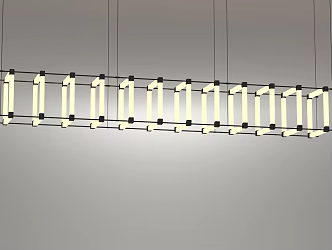 Modern chandelier 3d model