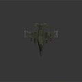 Camouflaged Military Fighter Jet With Missile Armaments And Aerodynamic Design