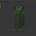 Brown Hooded Cloak With Fringed Edges Soft Fabric And Comfortable Design
