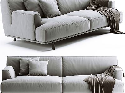 Modern Poliform double sofa model