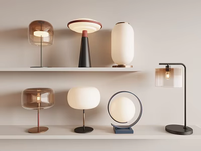Modern table lamp 3d model