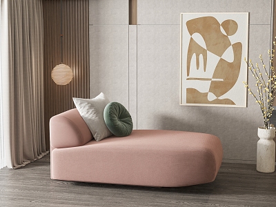 Modern single sofa 3d model