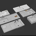 Modern White Washbasin Designs For Bathroom With Various Sink Styles And Shapes