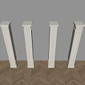 Chinese style column 3d model