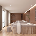 Modern SPA Beauty Room 3d model