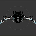 modern robot humanoid robot unicycle robot two-wheeled robot 3d model
