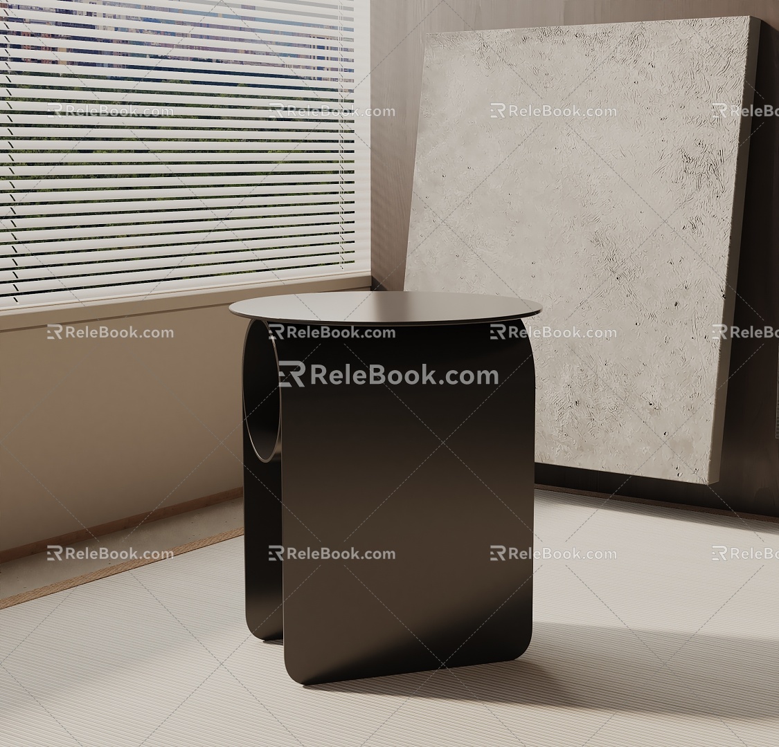 Modern Bedside Cabinet 3d model