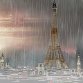 Eiffel Tower in Paris 3d model