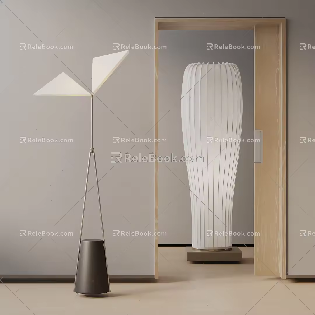 Modern floor lamp 3d model