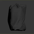 Gray Plastic Trash Bag For Household Use With Full Capacity Design