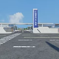 Modern Industrial Factory Facility With Spacious Interior High Ceilings And Metal Structure