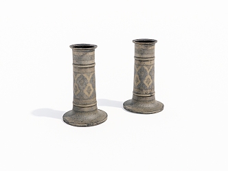 Decorative Styling Pillars 3d model