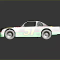 NASCAR Number 51 Race Car With Blue Green Red Color And MILKO Logos