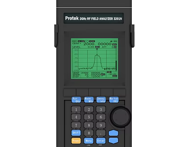 Protek 3280 SDI Field Analyzer Handheld Device With Display And Keypad 3d model