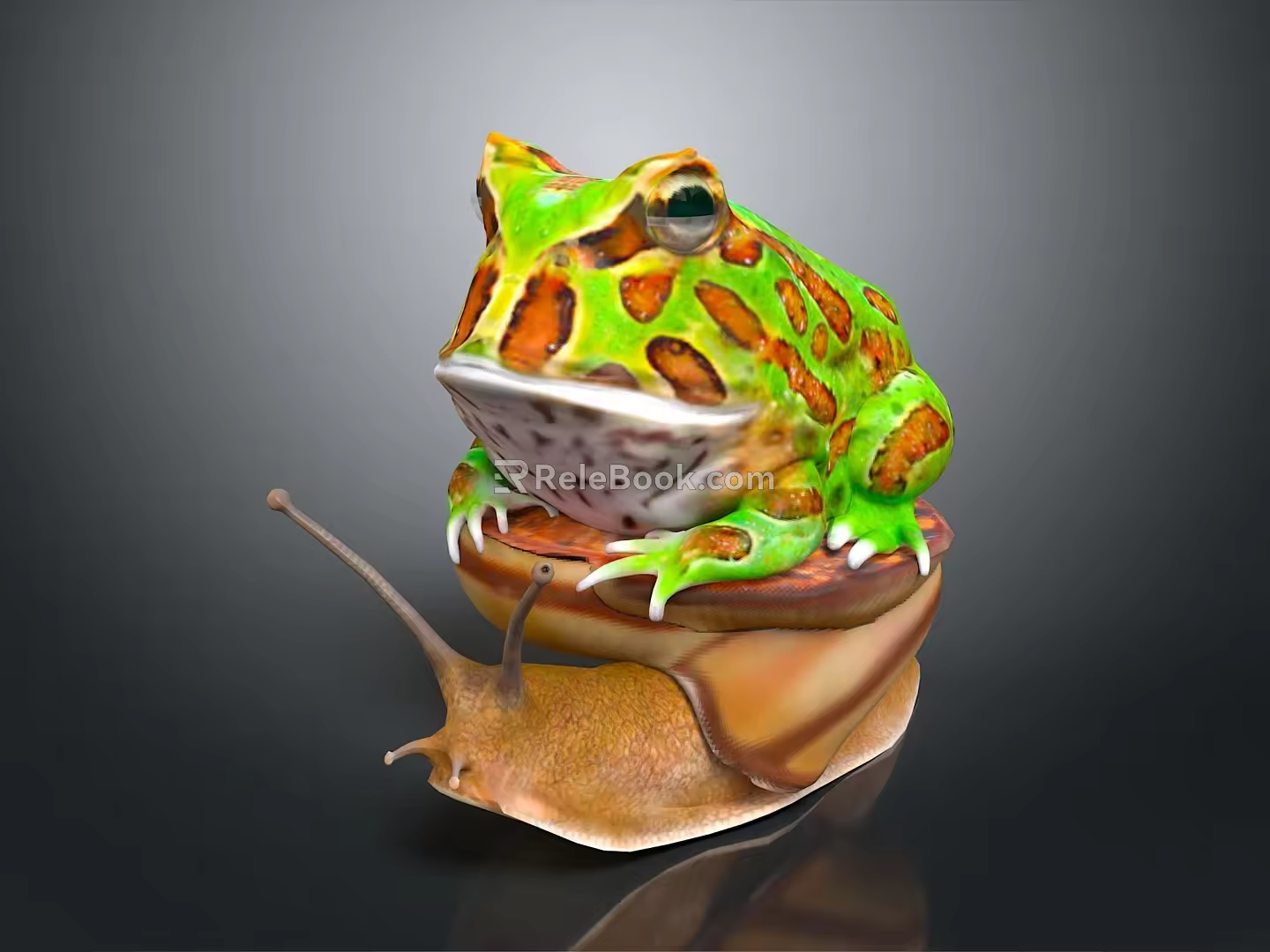 Frog Poison Frog Game Frog Reptile Cold Blooded Animal Reptile 3d model