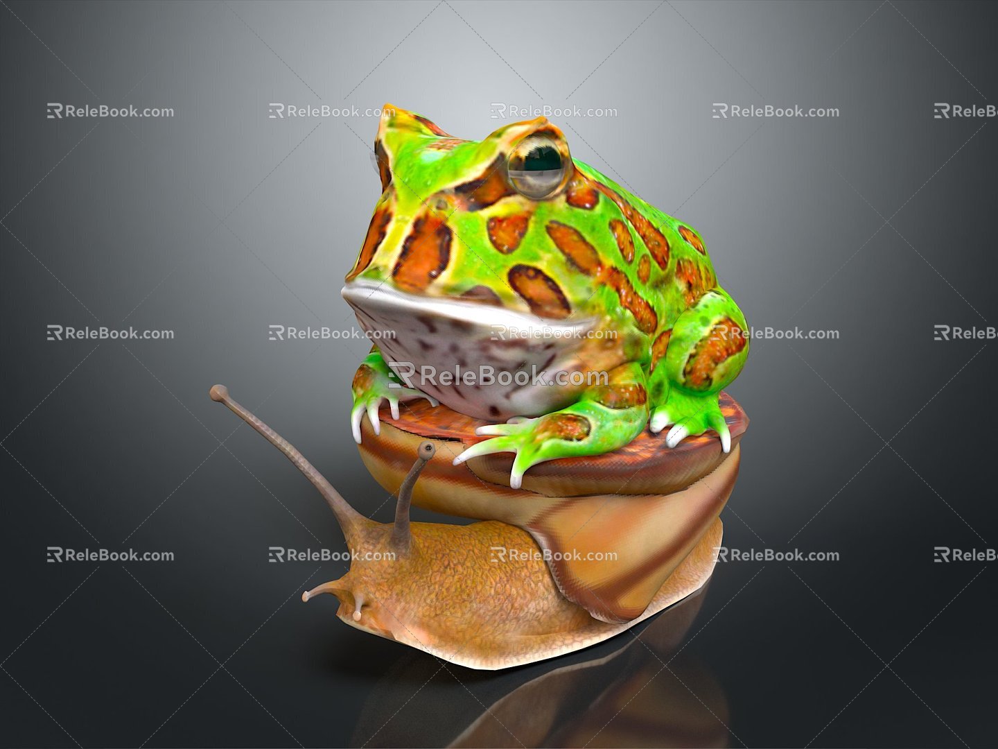 Frog Frog Frog Poison Frog Game Frog Reptile Cold Blooded Animal Reptile Reptile 3d model