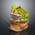 Frog Poison Frog Game Frog Reptile Cold Blooded Animal Reptile 3d model