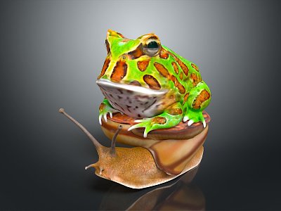 Frog Poison Frog Game Frog Reptile Cold Blooded Animal Reptile 3d model