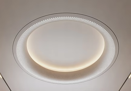Round Ceiling Round Ceiling Punched Plate Ceiling 3d model