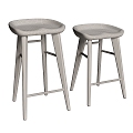 Modern Other w001876199 Weyand United Country Bar Stool Wooden Chair 3d model