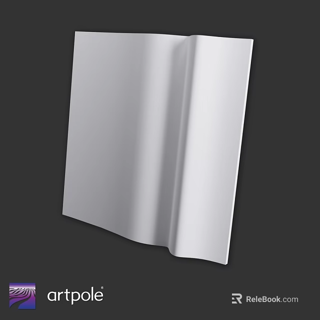 White Smooth Wall Surface With Modern Interior Design And Clean Finish 3d model 